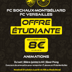 Soirée étudiante Halloween : Match FCSM vs FC Versailles
